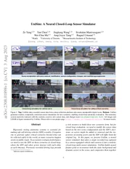 UniSim: A Neural Closed-Loop Sensor Simulator