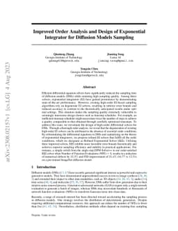 Improved Order Analysis and Design of Exponential Integrator for
  Diffusion Models Sampling