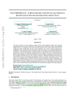 Text2KGBench: A Benchmark for Ontology-Driven Knowledge Graph Generation
  from Text