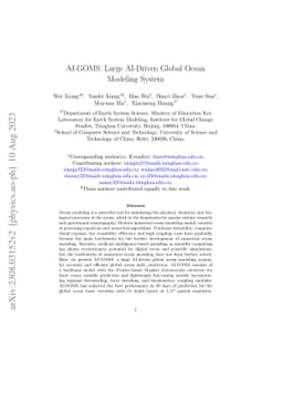 AI-GOMS: Large AI-Driven Global Ocean Modeling System