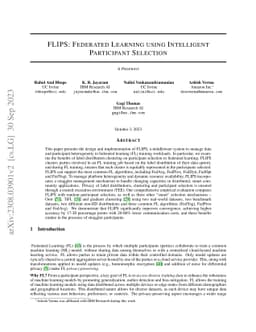 FLIPS: Federated Learning using Intelligent Participant Selection