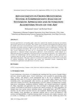Advancements In Crowd-Monitoring System: A Comprehensive Analysis of
  Systematic Approaches and Automation Algorithms: State-of-The-Art