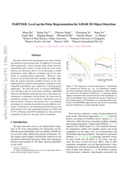 PARTNER: Level up the Polar Representation for LiDAR 3D Object Detection
