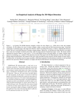 An Empirical Analysis of Range for 3D Object Detection