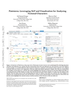 Portrayal: Leveraging NLP and Visualization for Analyzing Fictional
  Characters