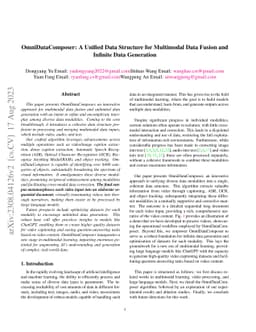 OmniDataComposer: A Unified Data Structure for Multimodal Data Fusion
  and Infinite Data Generation