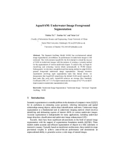 AquaSAM: Underwater Image Foreground Segmentation