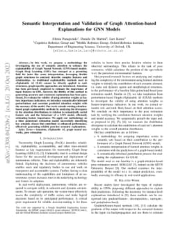 Semantic Interpretation and Validation of Graph Attention-based
  Explanations for GNN Models