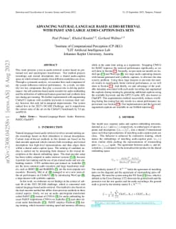 Advancing Natural-Language Based Audio Retrieval with PaSST and Large
  Audio-Caption Data Sets