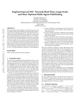 Engineering LaCAM$^\ast$: Towards Real-Time, Large-Scale, and
  Near-Optimal Multi-Agent Pathfinding