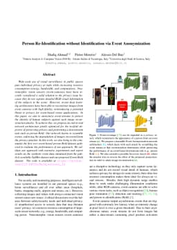Person Re-Identification without Identification via Event Anonymization