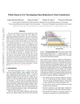Which Tokens to Use? Investigating Token Reduction in Vision
  Transformers