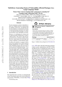 VulLibGen: Generating Names of Vulnerability-Affected Packages via a
  Large Language Model