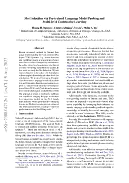 Slot Induction via Pre-trained Language Model Probing and Multi-level
  Contrastive Learning