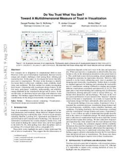 Do You Trust What You See? Toward A Multidimensional Measure of Trust in
  Visualization