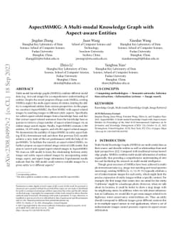 AspectMMKG: A Multi-modal Knowledge Graph with Aspect-aware Entities