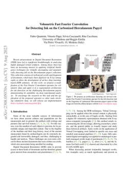 Volumetric Fast Fourier Convolution for Detecting Ink on the Carbonized
  Herculaneum Papyri