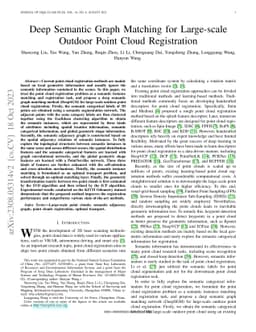 Deep Semantic Graph Matching for Large-scale Outdoor Point Clouds
  Registration