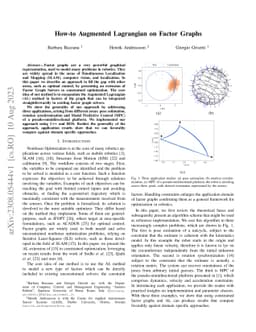 How-to Augmented Lagrangian on Factor Graphs