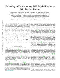 Enhancing AUV Autonomy With Model Predictive Path Integral Control
