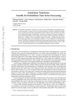 AutoGluon-TimeSeries: AutoML for Probabilistic Time Series Forecasting