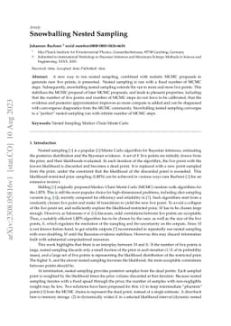 Snowballing Nested Sampling