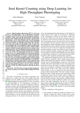 Seed Kernel Counting using Domain Randomization and Object Tracking
  Neural Networks
