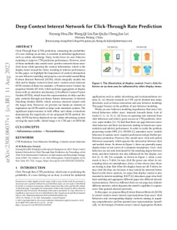 Deep Context Interest Network for Click-Through Rate Prediction