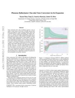 Phoneme Hallucinator: One-shot Voice Conversion via Set Expansion