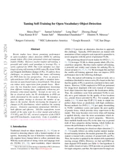 Taming Self-Training for Open-Vocabulary Object Detection