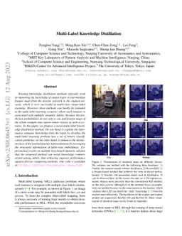 Multi-Label Knowledge Distillation