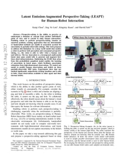 Latent Emission-Augmented Perspective-Taking (LEAPT) for Human-Robot
  Interaction