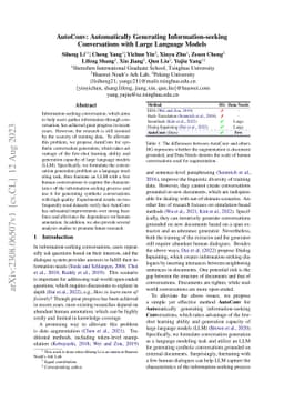 AutoConv: Automatically Generating Information-seeking Conversations
  with Large Language Models