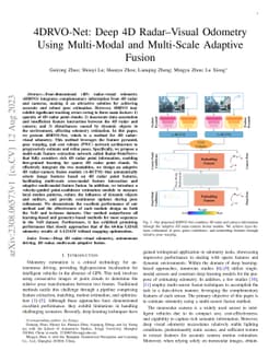 4DRVO-Net: Deep 4D Radar-Visual Odometry Using Multi-Modal and
  Multi-Scale Adaptive Fusion