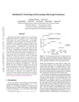 SimMatchV2: Semi-Supervised Learning with Graph Consistency