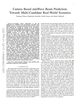 Camera Based mmWave Beam Prediction: Towards Multi-Candidate Real-World
  Scenarios