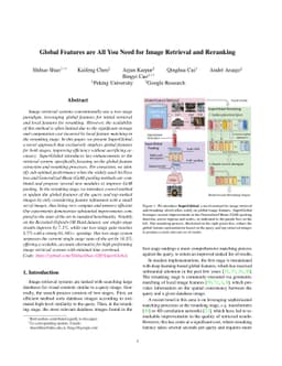 Global Features are All You Need for Image Retrieval and Reranking