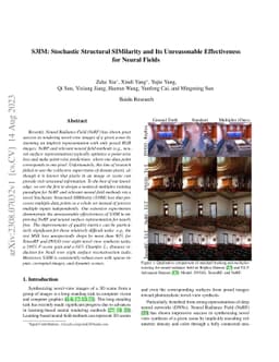 S3IM: Stochastic Structural SIMilarity and Its Unreasonable
  Effectiveness for Neural Fields