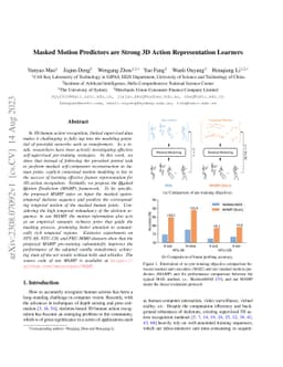 Masked Motion Predictors are Strong 3D Action Representation Learners