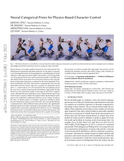 Neural Categorical Priors for Physics-Based Character Control
