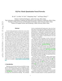 EQ-Net: Elastic Quantization Neural Networks