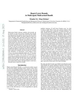Regret Lower Bounds in Multi-agent Multi-armed Bandit