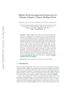RSpell: Retrieval-augmented Framework for Domain Adaptive Chinese
  Spelling Check