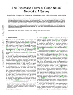 The Expressive Power of Graph Neural Networks: A Survey