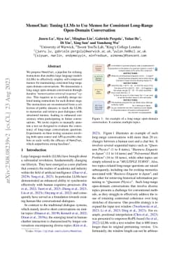 MemoChat: Tuning LLMs to Use Memos for Consistent Long-Range Open-Domain
  Conversation