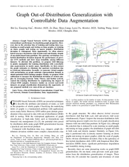 Graph Out-of-Distribution Generalization with Controllable Data
  Augmentation