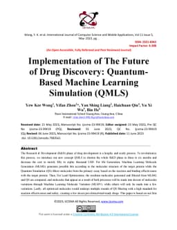 Implementation of The Future of Drug Discovery: QuantumBased Machine
  Learning Simulation (QMLS)