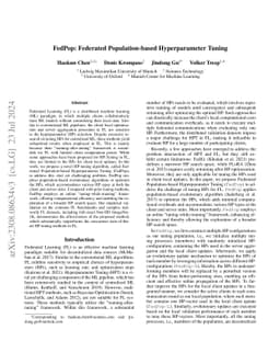 FedPop: Federated Population-based Hyperparameter Tuning