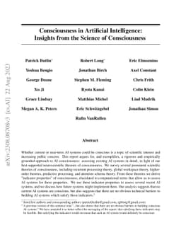 Consciousness in Artificial Intelligence: Insights from the Science of
  Consciousness