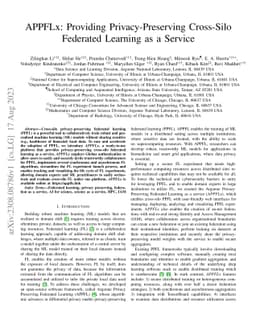APPFLx: Providing Privacy-Preserving Cross-Silo Federated Learning as a
  Service